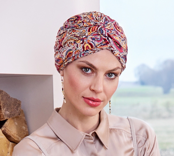 Joyo 1584-4046 Moroccan Paisley Bamboo Turban